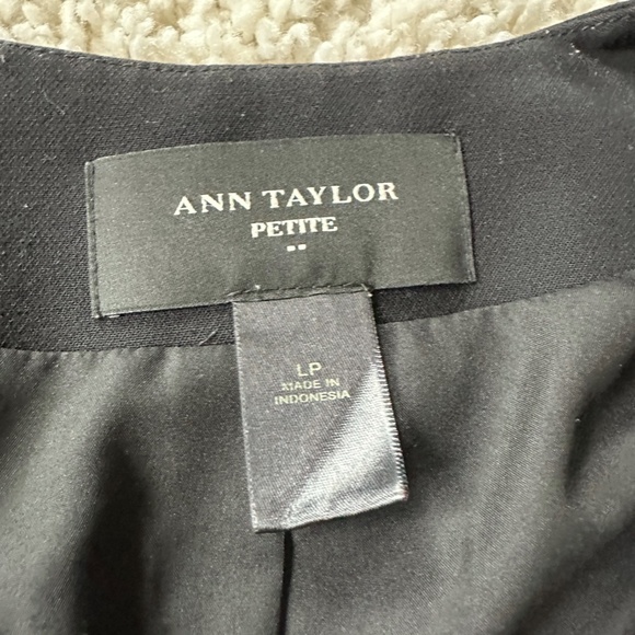Ann Taylor Petite L formal cute dress professional black elegant blazer … - Picture 3 of 4